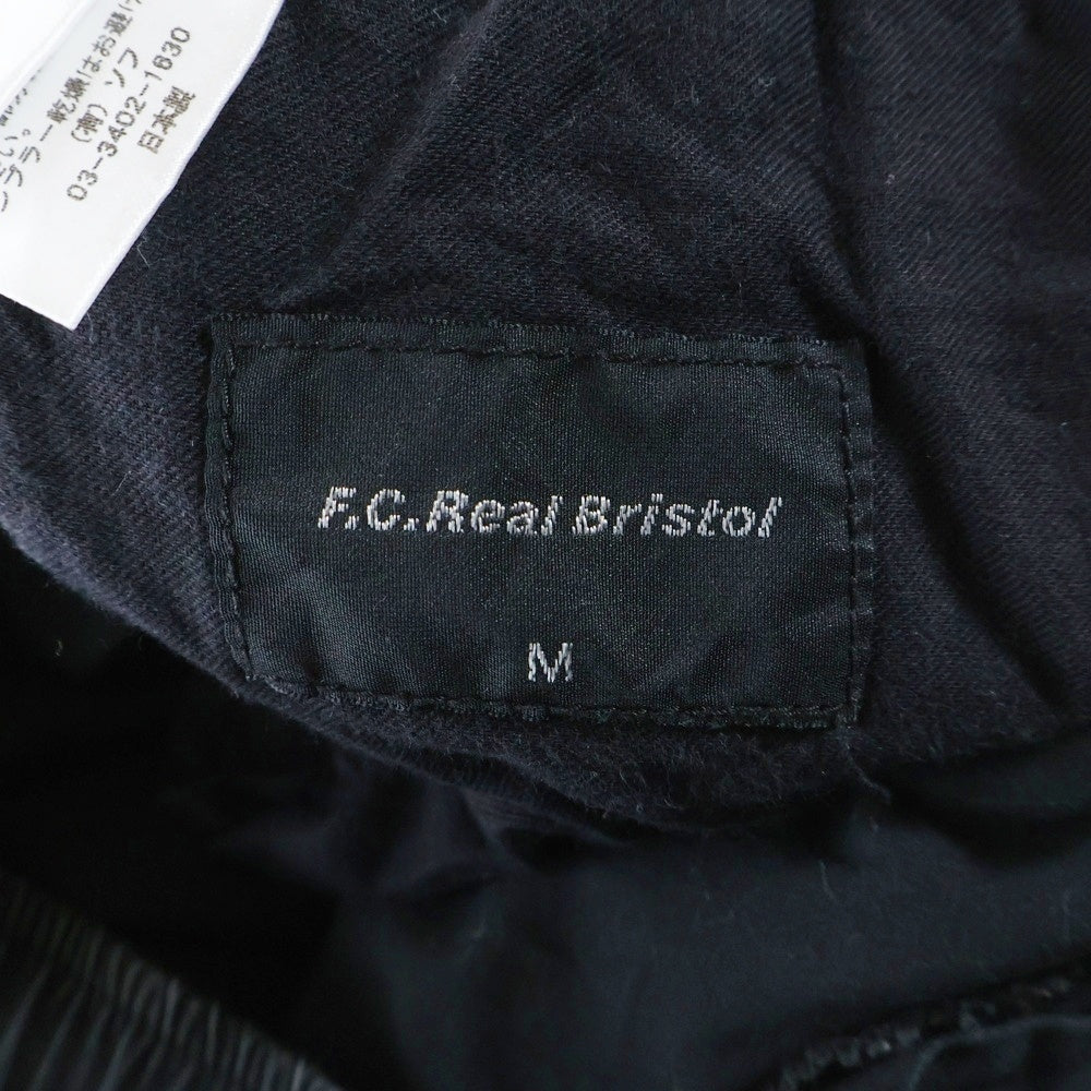 F.C.R.B./F.C.Real Bristol/FCRB(エフシーアールビー/エフシーレアルブリストル) VENTILATION SHORTS ベンチレーション ロゴデザイン ジップアップ ショートパンツ ブラック FCRB-160036