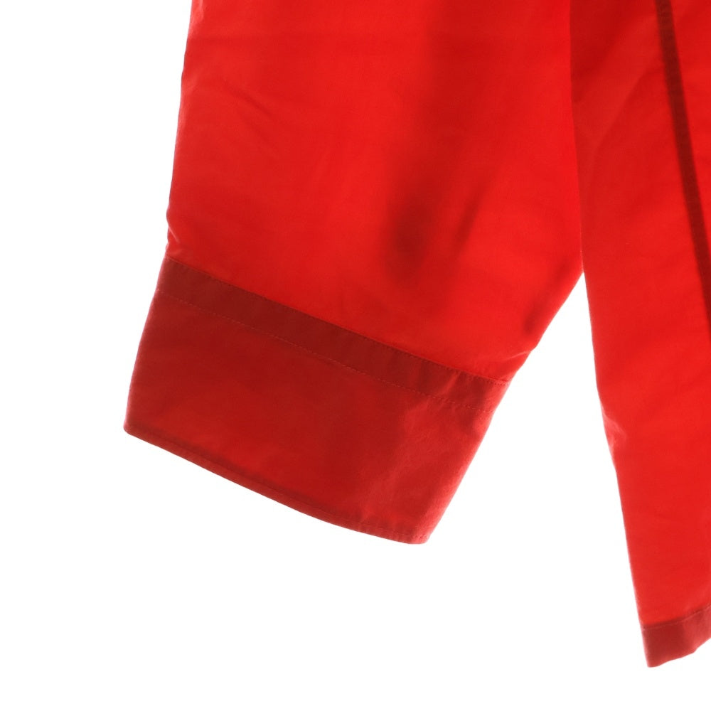 SHIPS(シップス) BATEAUX DE SHIPS レギュラーカラー ボタンダウン コットン 長袖シャツ レッド 111-10-0616