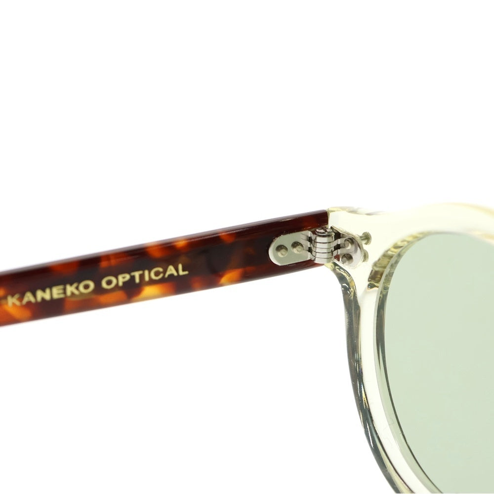 金子眼鏡(カネコガンキョウ) KANEKO OPTICAL Kevin UNITED ARROWS別注 ケビン サングラス メガネ 眼鏡 ゴールド/ブラウン
