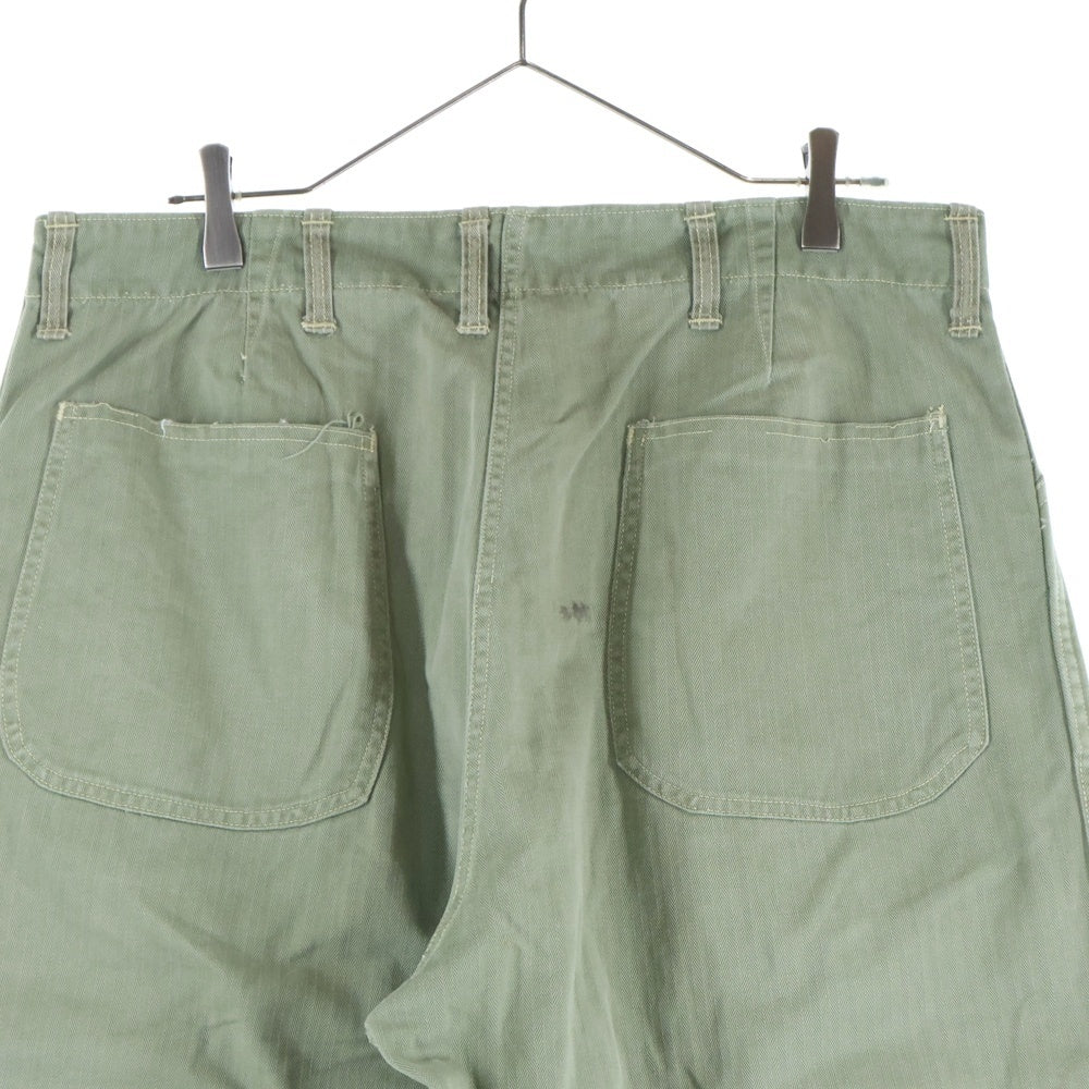 VINTAGE(ヴィンテージ) 40S VINTAGE P-41 HBT Pants ドーナツボタン ミリタリー ヴィンテージ パンツ カーキ
