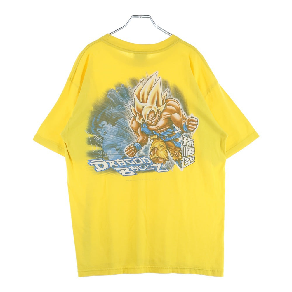 VINTAGE(ヴィンテージ) 00S VINTAGE DRAGON BALL Z ヴィンテージ ドラゴンボールゼット 孫悟空 プリント 半袖Tシャツ カットソー イエロー
