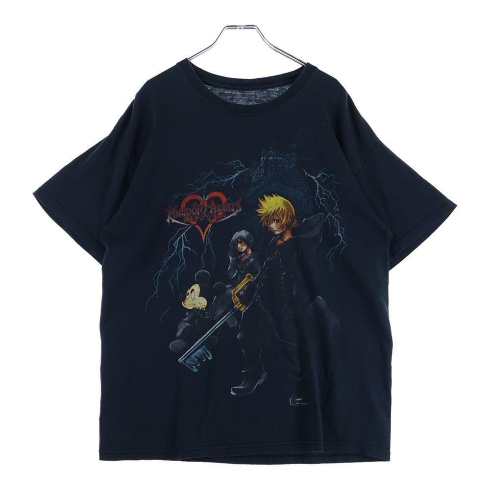 VINTAGE(ヴィンテージ) 00S VINTAGE KINGDOM HEARTS 358/2 DAYS ヴィンテージ キングダムハーツ プリント 半袖Tシャツ カットソー ブラック