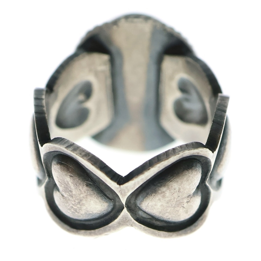 INDIAN JEWELRY(インディアンジュエリー) NAVAJO ANDY CADMAN ナバホ族 アンディキャドマン ターコイズ ハート リング シルバー