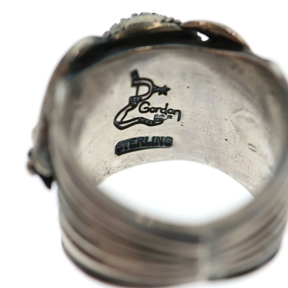 INDIAN JEWELRY(インディアンジュエリー) NAVAJO DELBERT GORDON ナバホ族 デルバートゴードン ターコイズリング シルバー