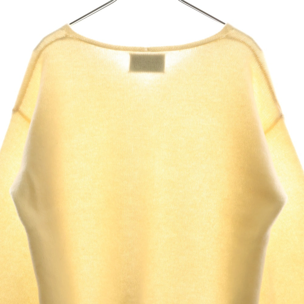 NOBLE(ノーブル) Vネックウールニットセーター アイボリー 20-080-240-5000-4-0