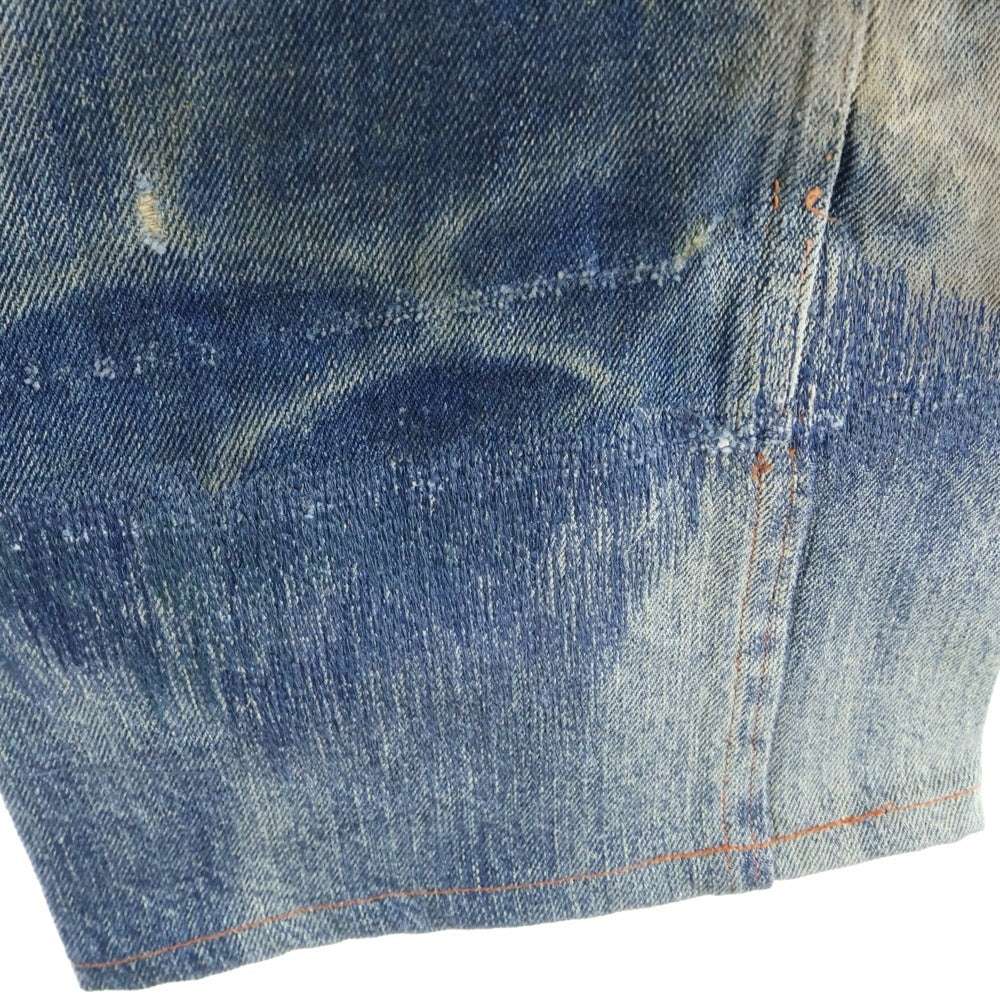 VINTAGE(ヴィンテージ) 1910年代 ストロングホールド サスペンダーボタン 針刺しバックル 布ラベル デニムパンツ