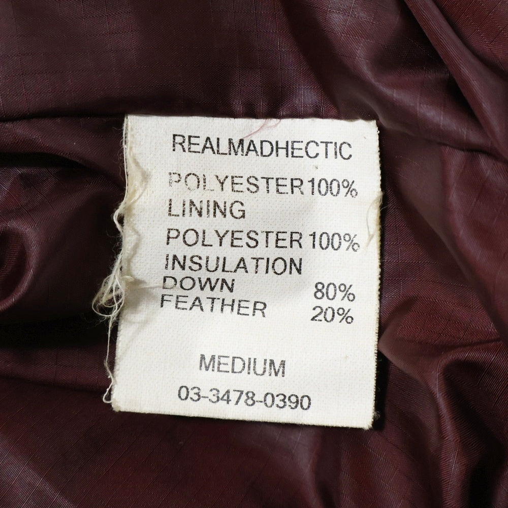 VINTAGE(ヴィンテージ) 00S MAD HECTIC マッドヘクティク フーデッド キルティング ダウンジャケット パーカー レッド