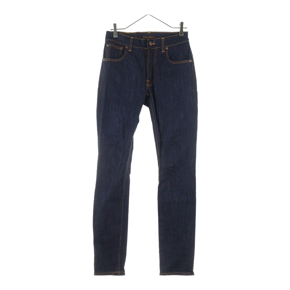 nudie jeans(ヌーディージーンズ) ジップフライ スリムフィット スキニーデニムパンツ インディゴ