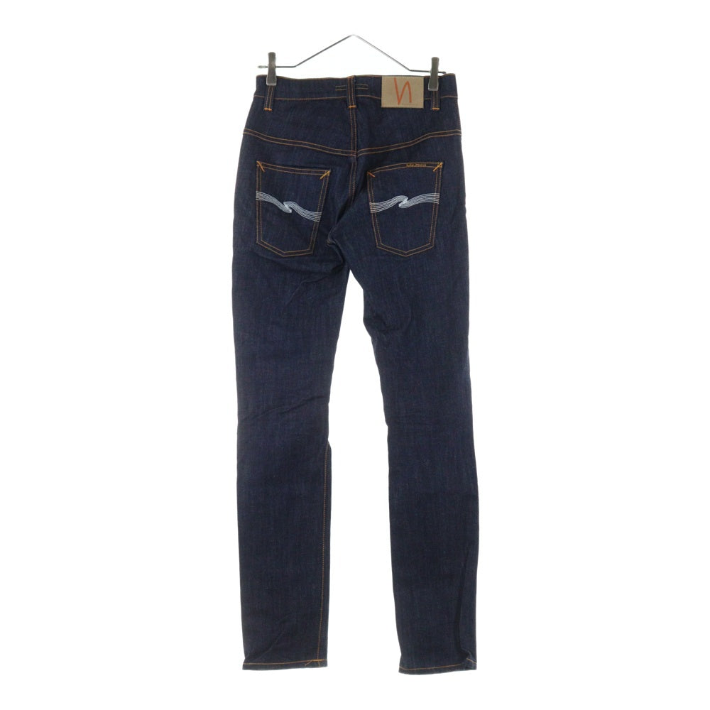 nudie jeans(ヌーディージーンズ) ジップフライ スリムフィット スキニーデニムパンツ インディゴ