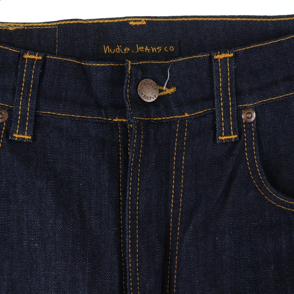 nudie jeans(ヌーディージーンズ) ジップフライ スリムフィット スキニーデニムパンツ インディゴ