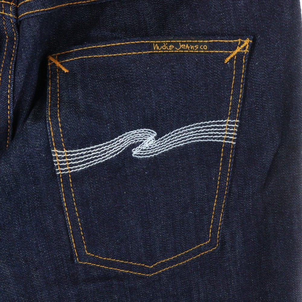 nudie jeans(ヌーディージーンズ) ジップフライ スリムフィット スキニーデニムパンツ インディゴ