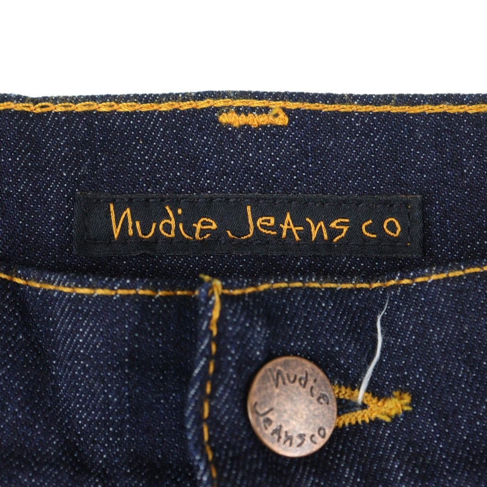 nudie jeans(ヌーディージーンズ) ジップフライ スリムフィット スキニーデニムパンツ インディゴ