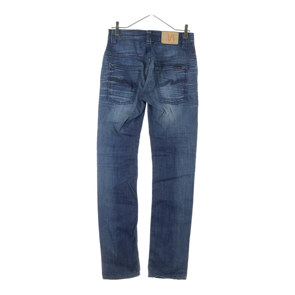 nudie jeans(ヌーディージーンズ) ジップフライ スリムフィット スキニーデニムパンツ インディゴ