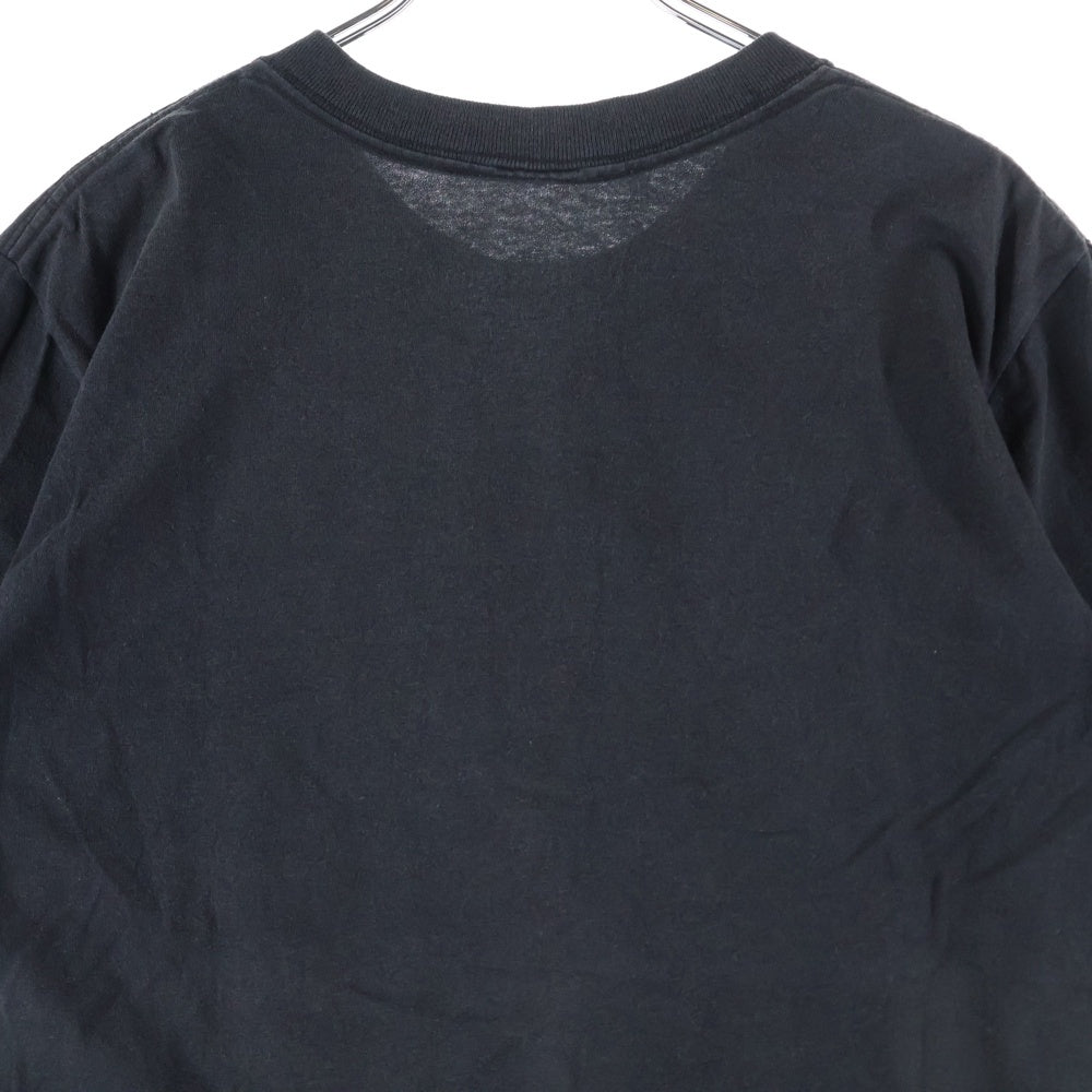 TENDERLOIN(テンダーロイン) ロゴプリントTシャツ 半袖カットソー ブラック/レッド