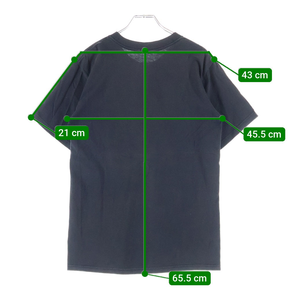 TENDERLOIN(テンダーロイン) ロゴプリントTシャツ 半袖カットソー ブラック/レッド