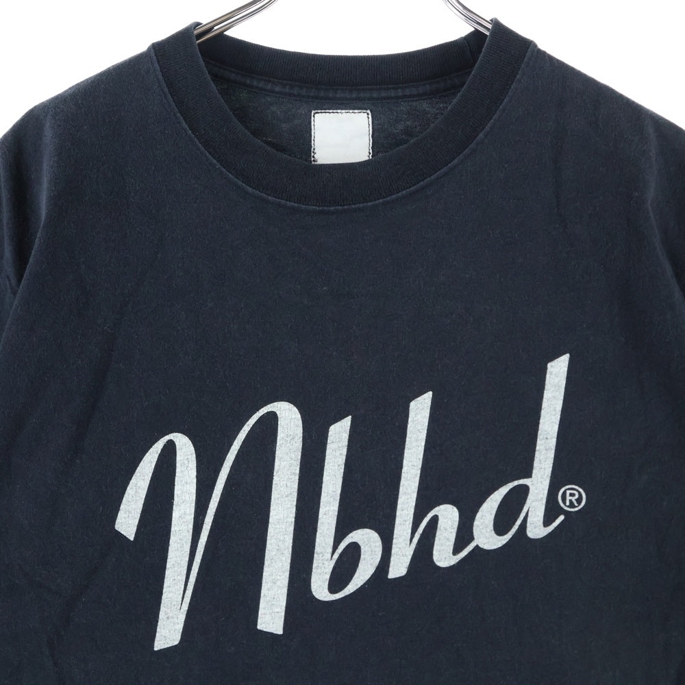 NEIGHBORHOOD(ネイバーフッド) NBHD ロゴプリントTシャツ 半袖カットソー ネイビー