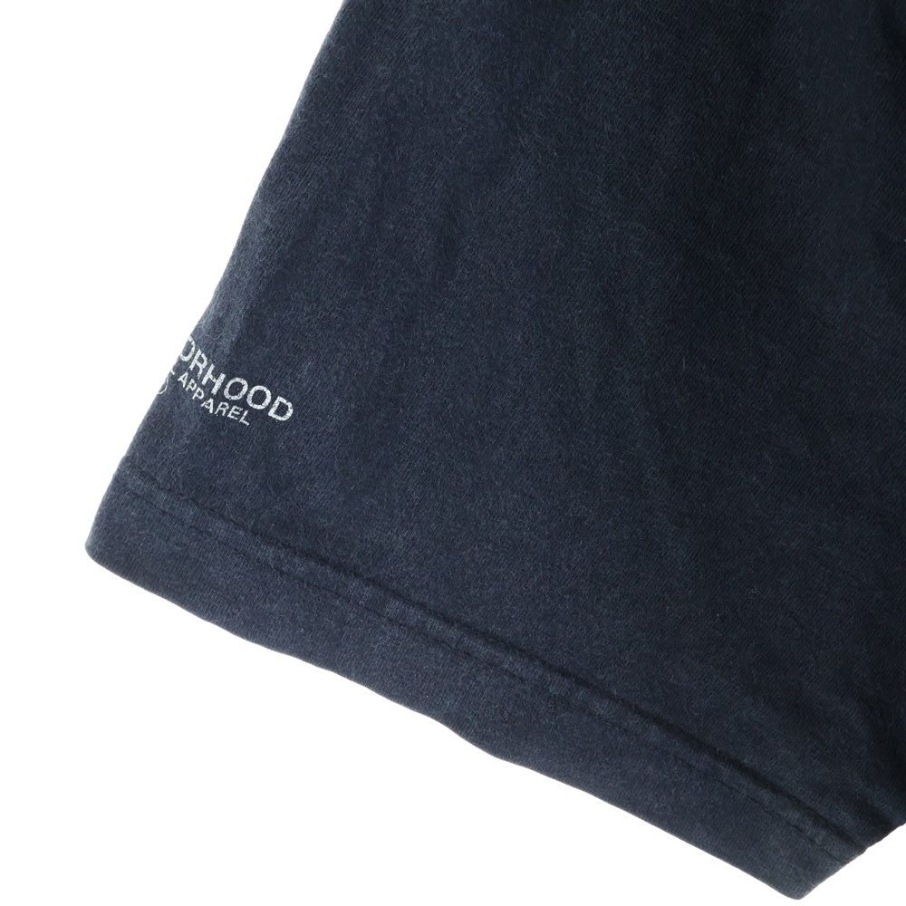 NEIGHBORHOOD(ネイバーフッド) NBHD ロゴプリントTシャツ 半袖カットソー ネイビー