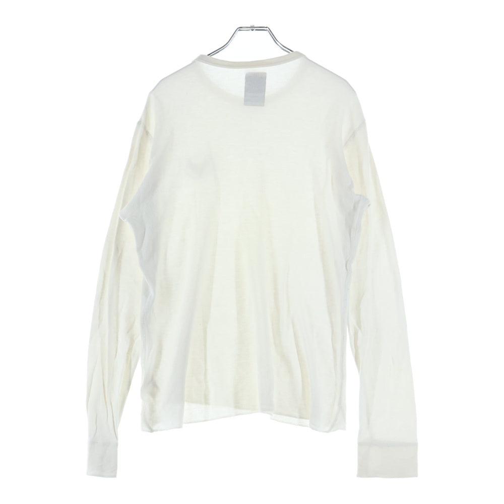 NEIGHBORHOOD(ネイバーフッド) ミリタリーロゴプリント サーマルロングスリーブカットソー Tシャツ ホワイト