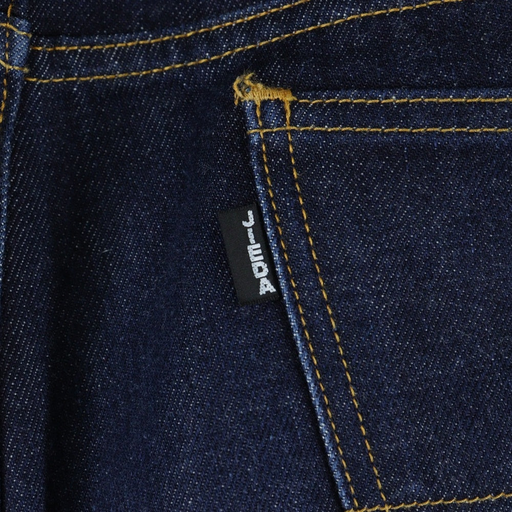 Jieda(ジエダ) 21AW OW FLARE DENIM PANTS ジップフライ ウォッシュ フレア デニムパンツ インディゴ JIE-STD-PT05-OW