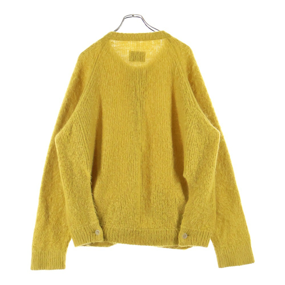 Stein(シュタイン) 21AW SUPER KID MOHAIR CARDIGAN スーパー キッド モヘア ニット カーディガン イエロー ST 312