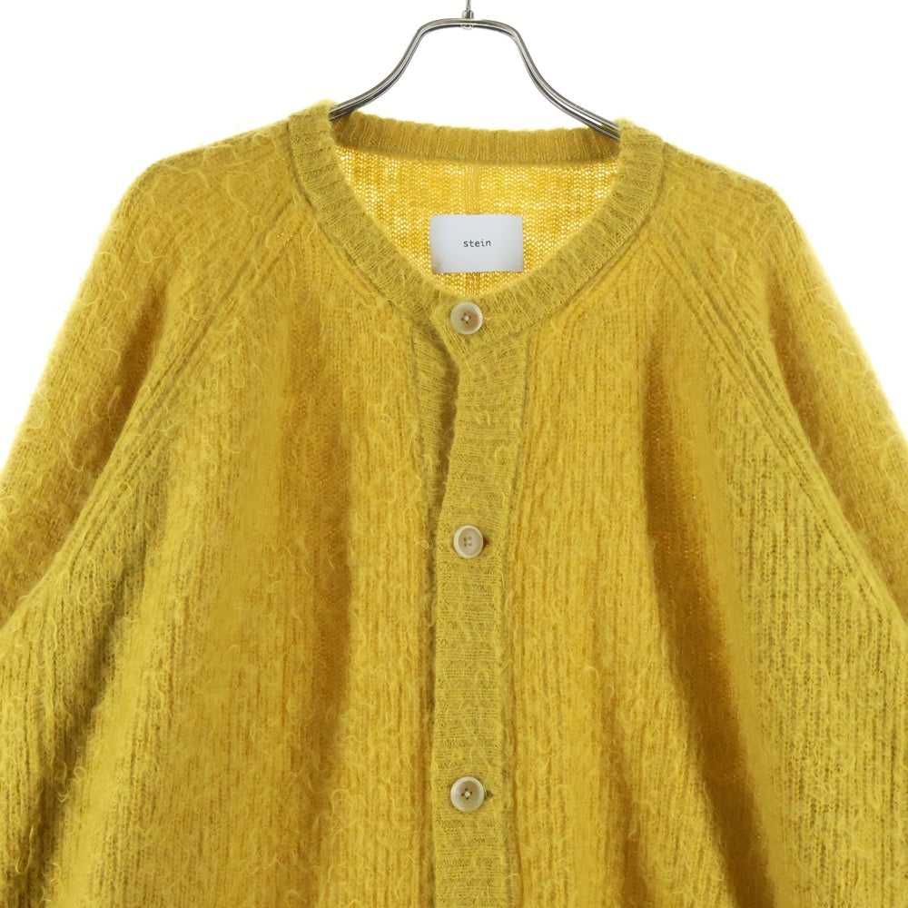 Stein(シュタイン) 21AW SUPER KID MOHAIR CARDIGAN スーパー キッド モヘア ニット カーディガン イエロー ST 312