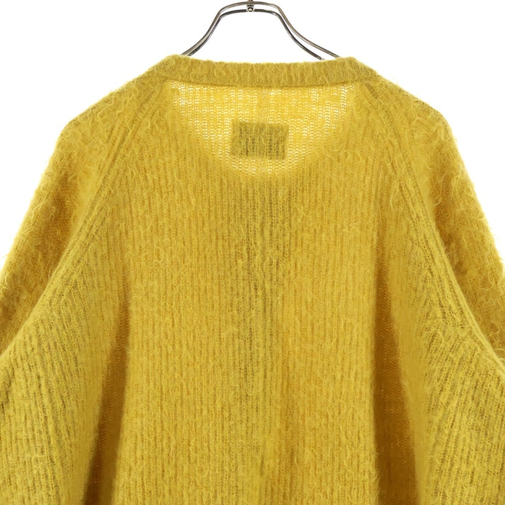 Stein(シュタイン) 21AW SUPER KID MOHAIR CARDIGAN スーパー キッド モヘア ニット カーディガン イエロー ST 312