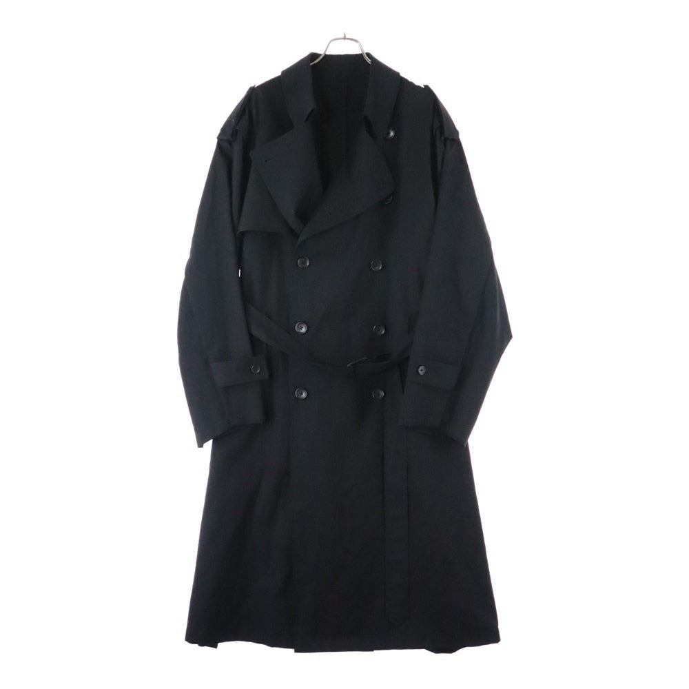Stein(シュタイン) DEFORMATION TRENCH COAT ディフォーメーション ロング トレンチコート ブラック ST 175-1
