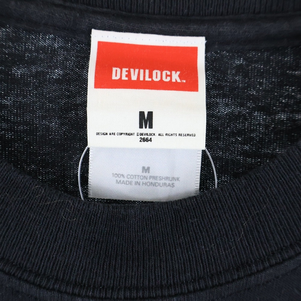 VINTAGE(ヴィンテージ) 90S THE MAD CAPSULE MARKETS DEVILOCK ザマッドカプセルマーケッツ デビロック グラフィックプリント クルーネック 半袖Tシャツ カットソー ブラック