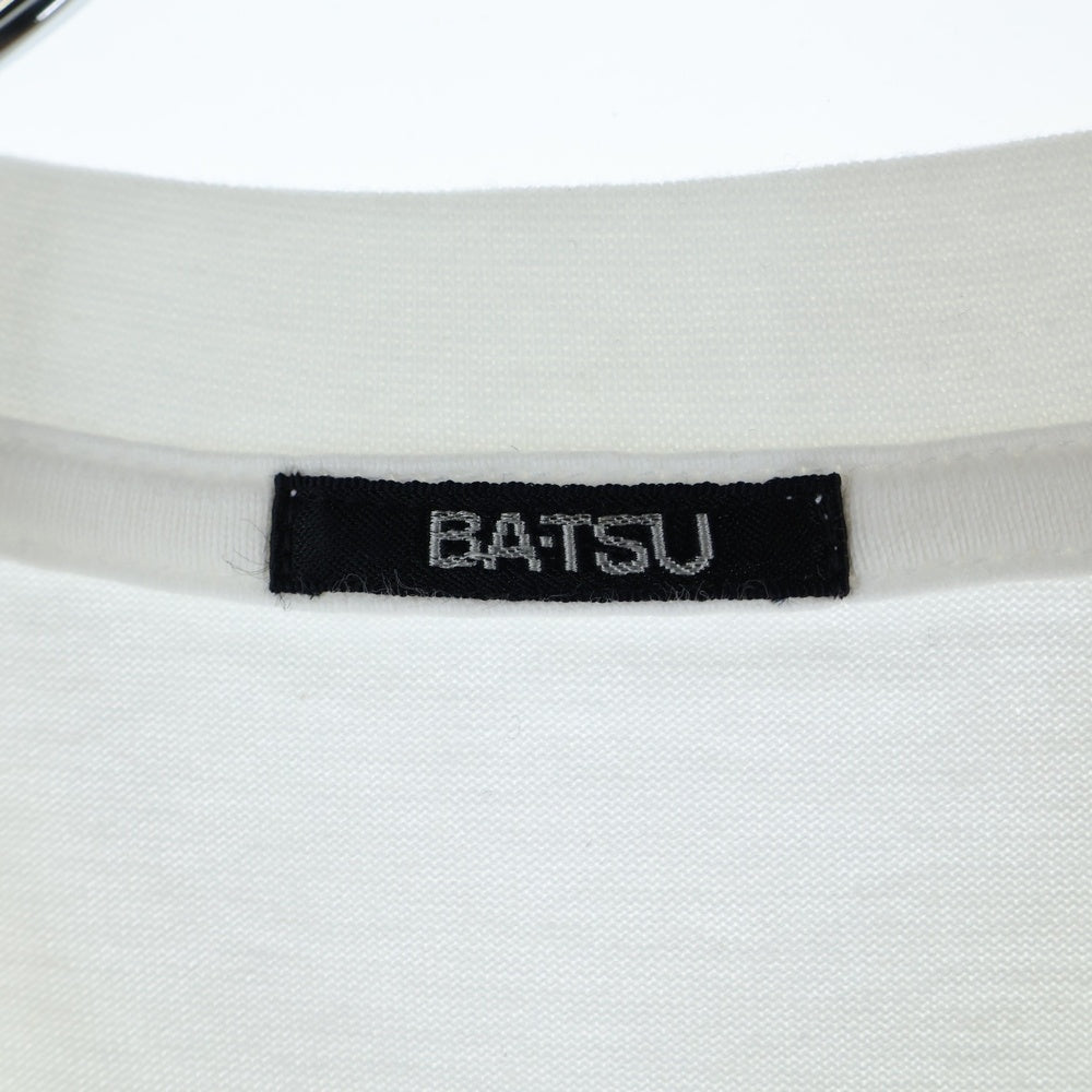 MEDICOM TOY(メディコムトイ) BE@RBRICK BR2 BA-TSU ベアブリック バトルロワイアルII鎮魂歌 2003 両面プリント クルーネック 半袖Tシャツ カットソー ホワイト 100%フィギュア2体セット