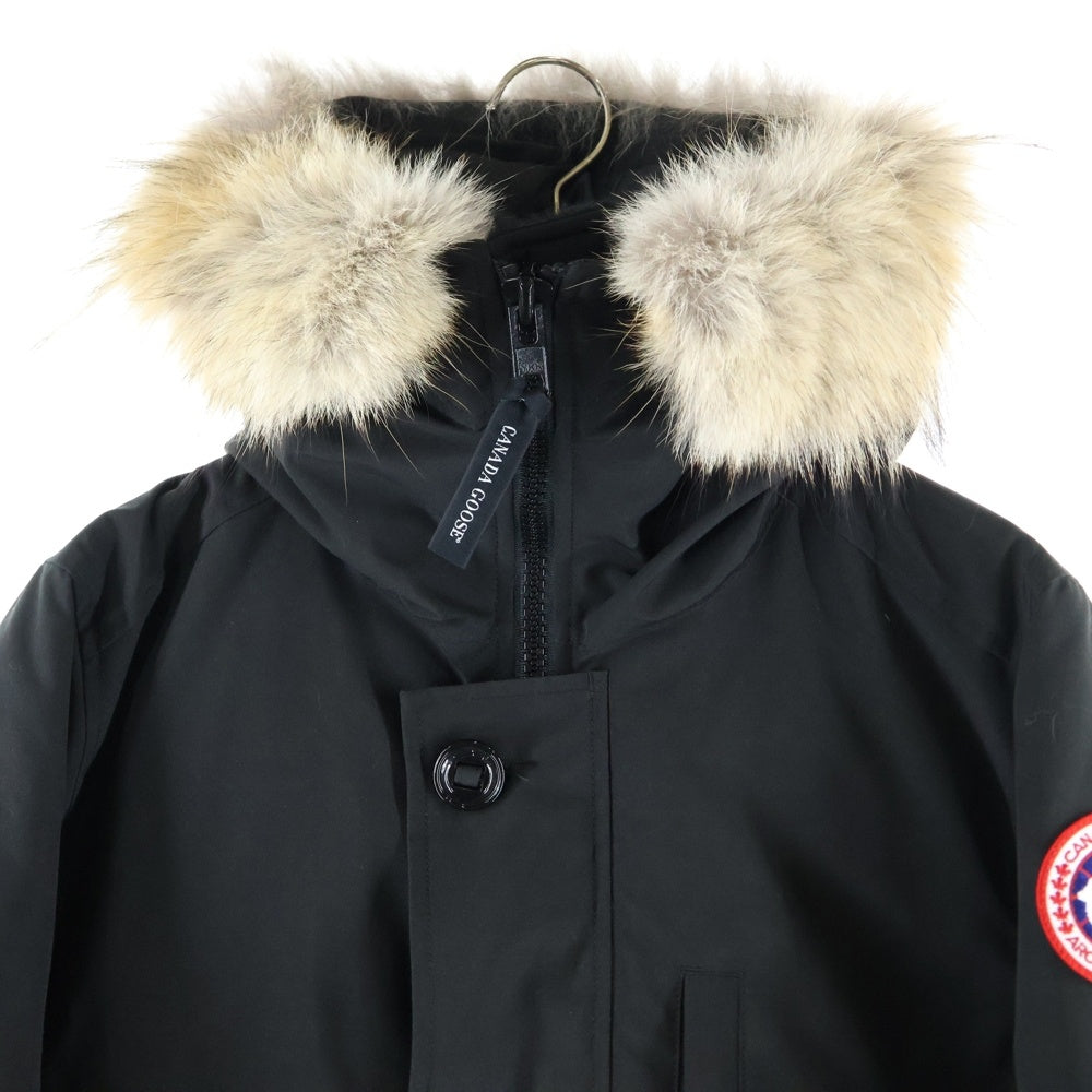 CANADA GOOSE(カナダグース) JASPER ジャスパー ジップアップ ファー付きフーデットダウンジャケット ブラック 3438JM