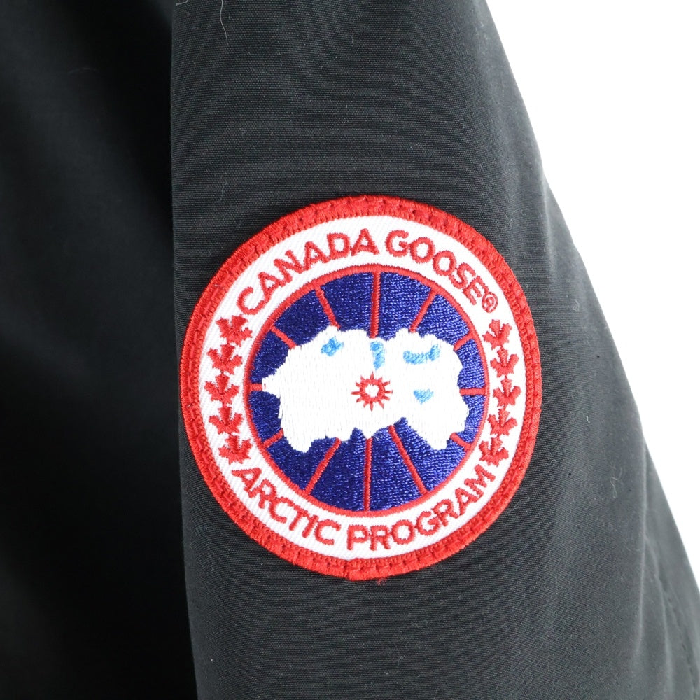 CANADA GOOSE(カナダグース) JASPER ジャスパー ジップアップ ファー付きフーデットダウンジャケット ブラック 3438JM