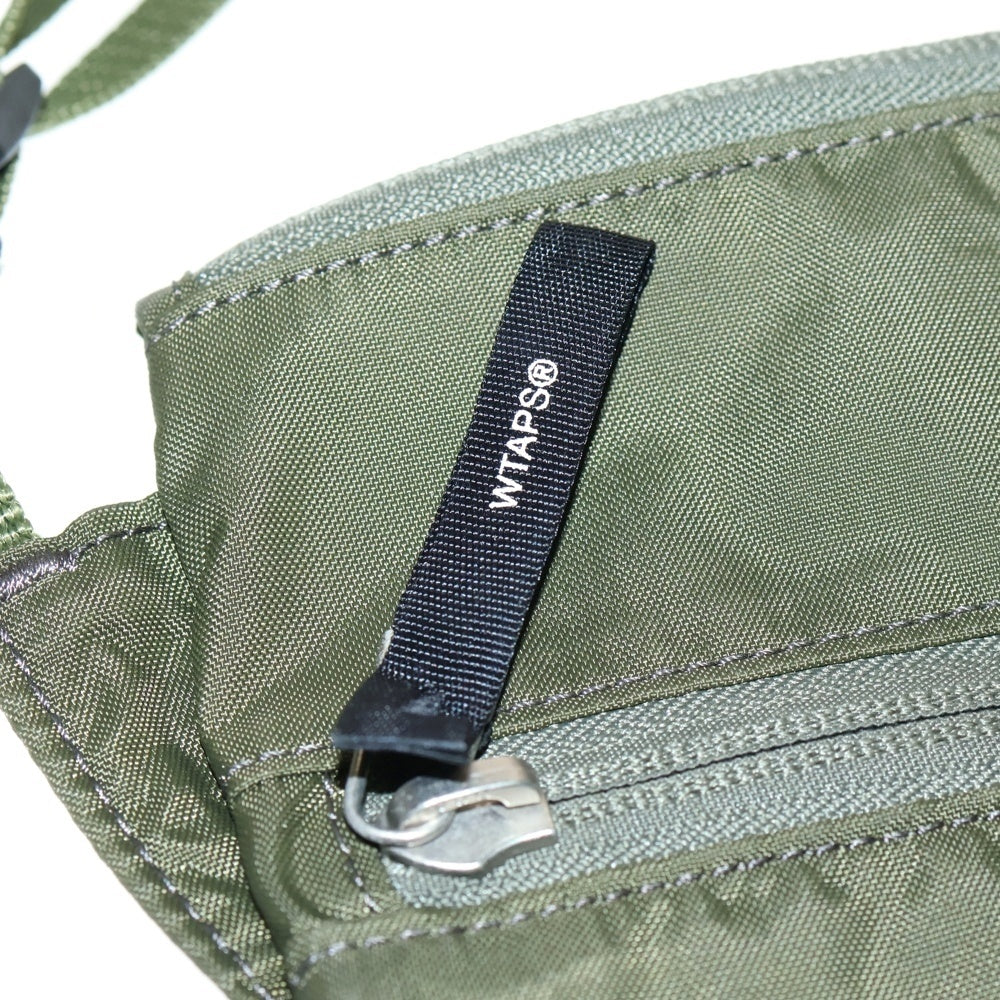 WTAPS(ダブルタップス) 21AW SLING/POUCH/NYLON ナイロンショルダーポーチ バッグ カーキ 212TQDT-CG04