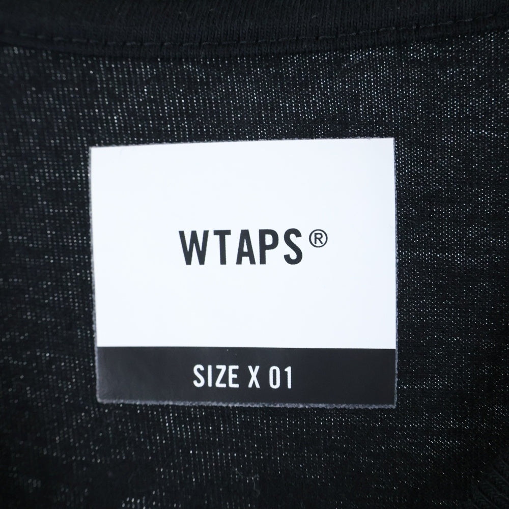 WTAPS(ダブルタップス) 20SS GPS 02 TEE バックプリントTシャツ 半袖クルーネックカットソー ブラック 201PCDT-ST09S