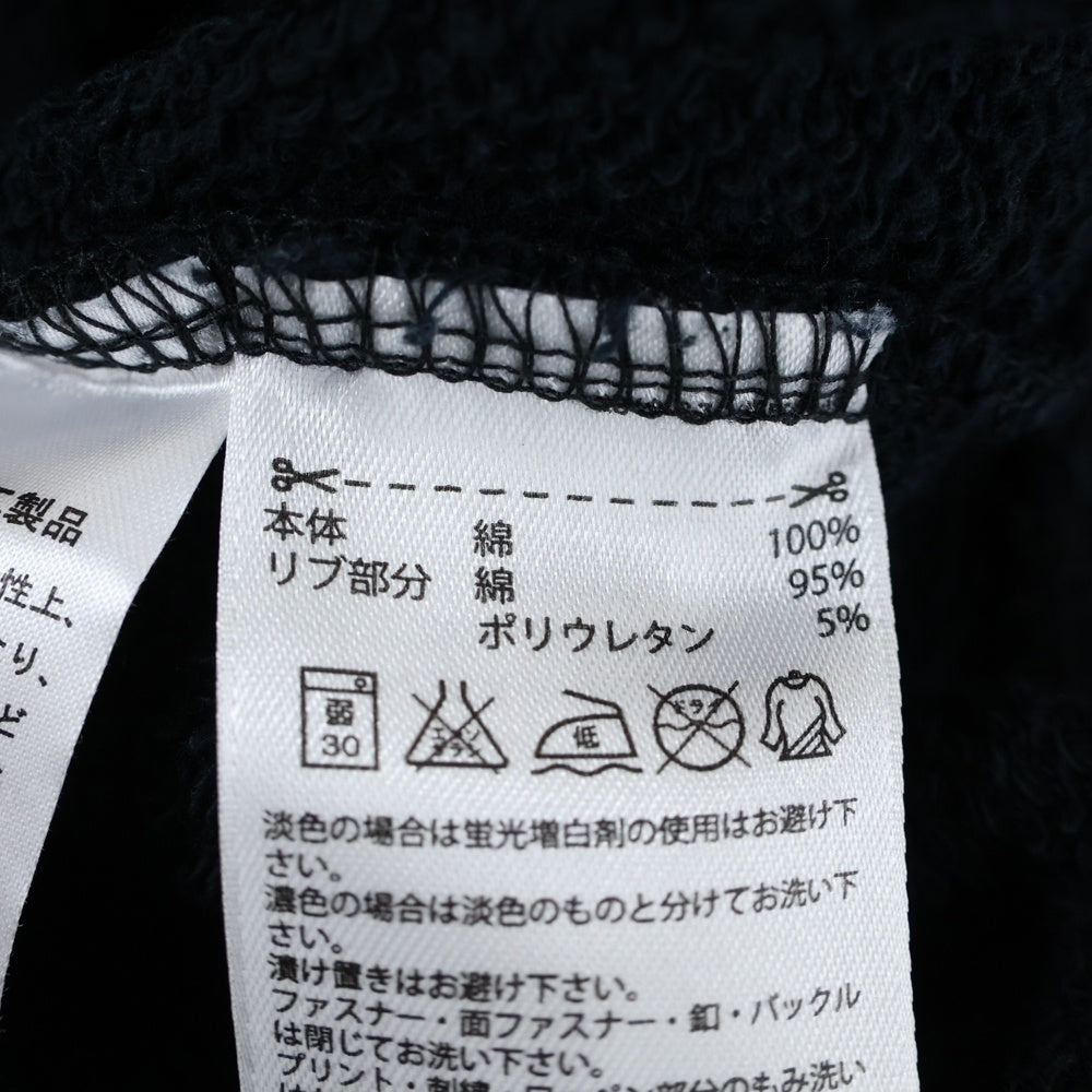 adidas(アディダス) ×NEIGHBORHOOD 15SS NH HOODY ネイバーフッド スカルロゴプリント スウェットプルオーバーパーカー フーディー ブラック S09885