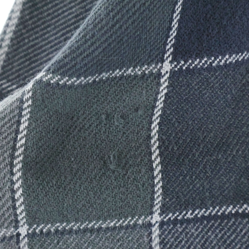 NEIGHBORHOOD(ネイバーフッド) 22SS レギュラーカラー タータンチェック ロングスリーブ 長袖 ネルシャツ グレー 221ARNH-SHM01