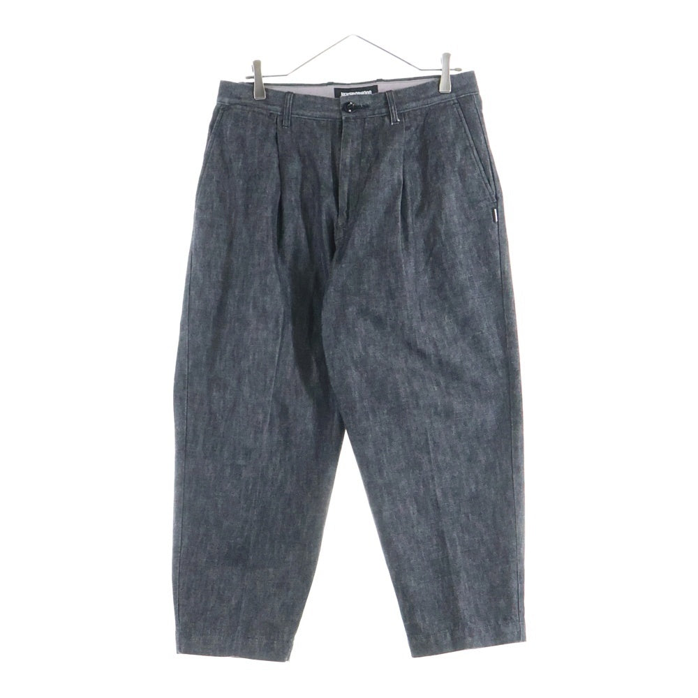 NEIGHBORHOOD(ネイバーフッド) 20AW TUCK-D C-PT ジップフライ ワンタック テーパード デニム パンツ グレー 202BENH-PTM02