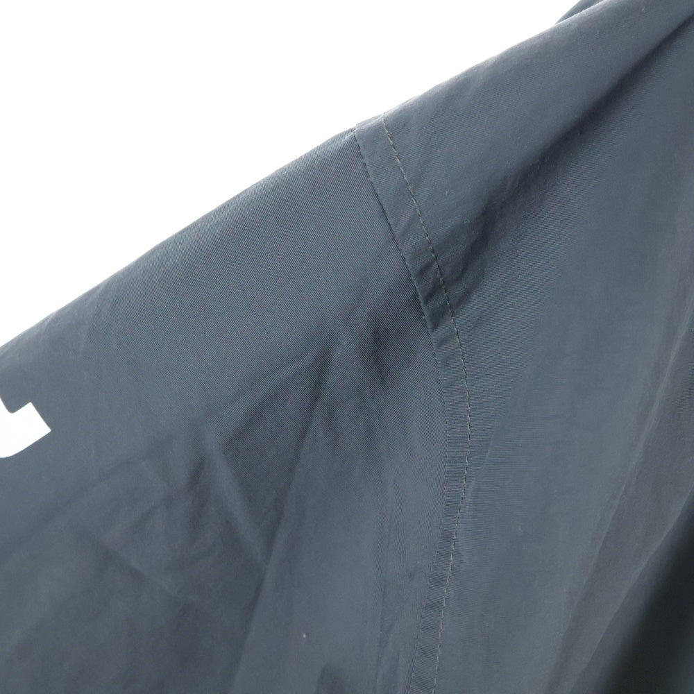 DESCENDANT(ディセンダント) 23SS POPPA NYLON JACKET ドローストリング ナイロン クルーネック スウェット トレーナー グレー 231BRDS-JKM01