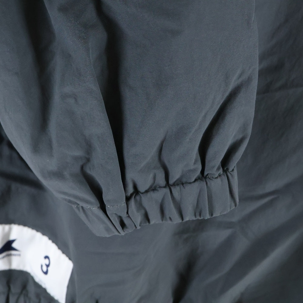 DESCENDANT(ディセンダント) 23SS POPPA NYLON JACKET ドローストリング ナイロン クルーネック スウェット トレーナー グレー 231BRDS-JKM01