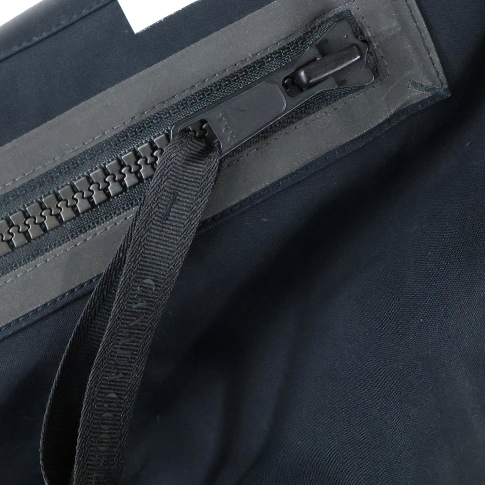 CANADA GOOSE(カナダグース) 20SS LUMEN TRENCH ラバー ワッペン リフレクター シェル ロングコート ブラック 3593MX