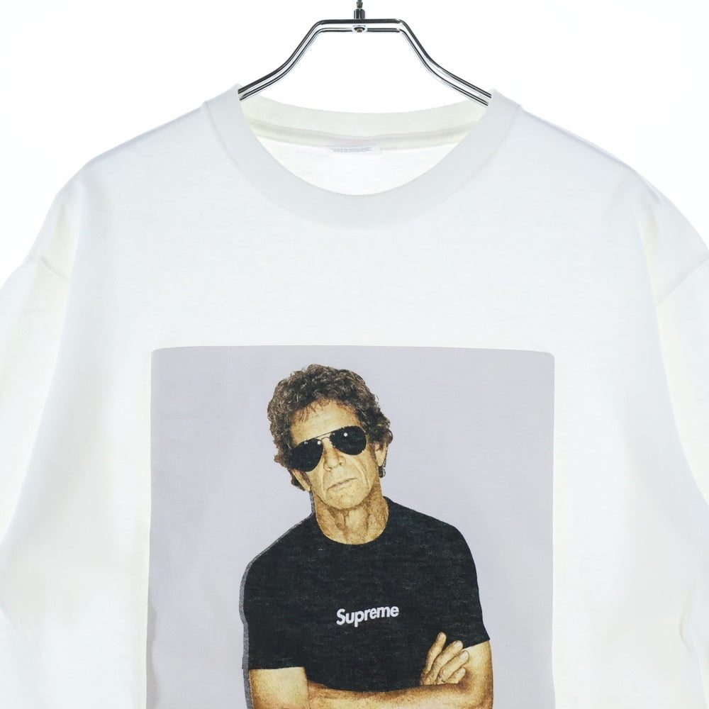 SUPREME(シュプリーム) 09SS Lou Reed Tee ルー リード プリント クルーネック 半袖Tシャツ カットソー ホワイト