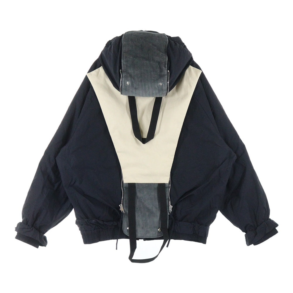 CRAIG GREEN(クレイググリーン) 22AW PACKABLE JACKET 異素材切替 パッカブル ジップアップフーデッドジャケット マルチカラー