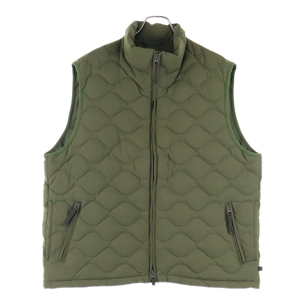 DAIWA PIER39(ダイワ ピアサーティナイン) TECH QUILT STAND COLLAR LINER VEST テック キルティング スタンドカラー ライナー ベスト カーキ BJ-24022W