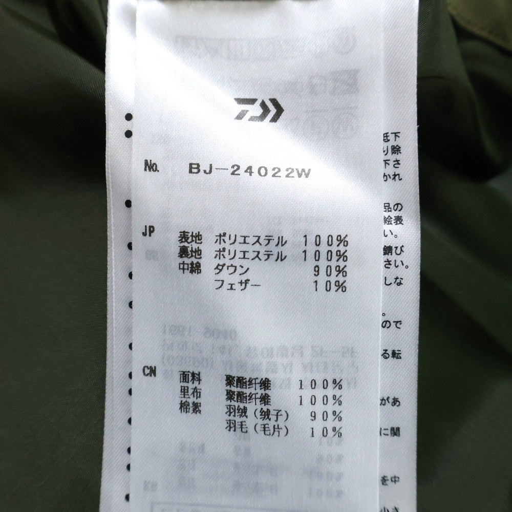 DAIWA PIER39(ダイワ ピアサーティナイン) TECH QUILT STAND COLLAR LINER VEST テック キルティング スタンドカラー ライナー ベスト カーキ BJ-24022W