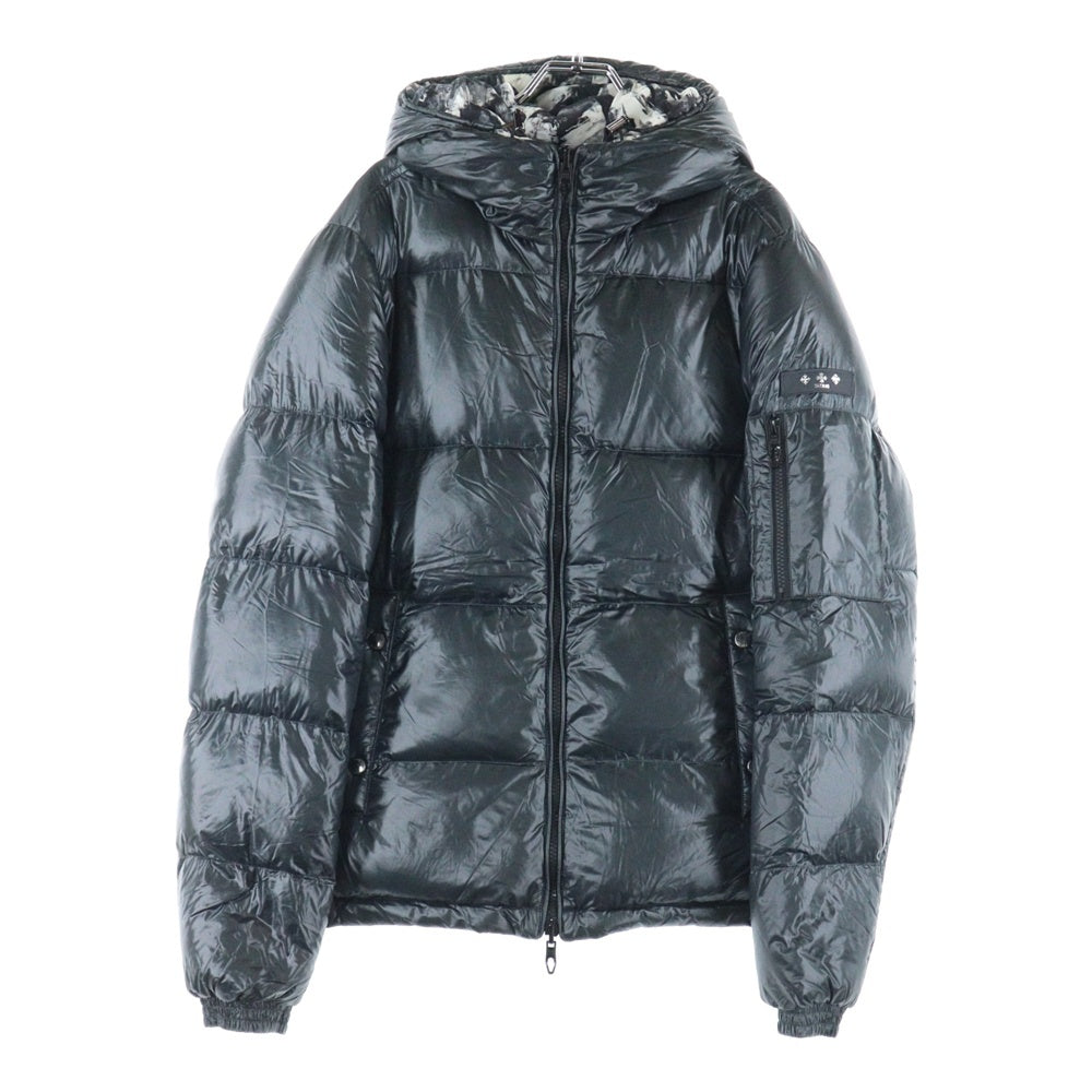 TATRAS(タトラス) 20AW GAURO ガロウ リバーシブル ジップアップ ダウンジャケット グレー/ホワイト MTAT20A4711-D