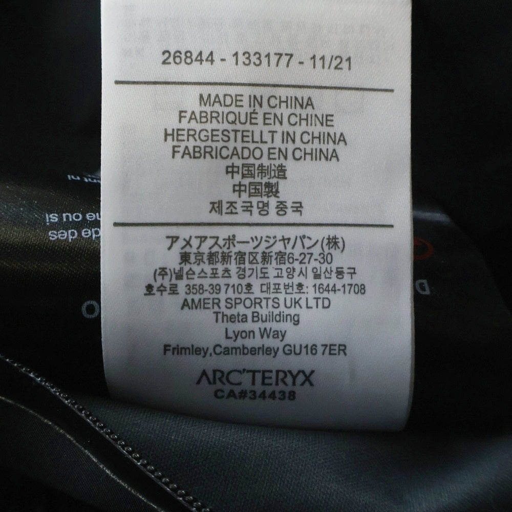 ARC'TERYX(アークテリクス) BETA LT JACKET GORE-TEX ベータ ゴアテックス マウンテンパーカー ジップアップジャケット ブラック 26844-133177