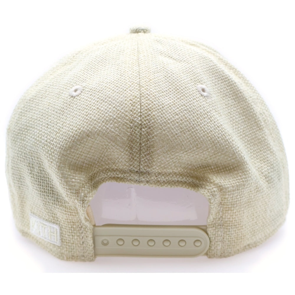 KITH(キス) × NEW ERA 9FIFTY RAFFIA ニューエラ 6パネル ベースボール キャップ ラフィア 帽子 ナチュラル 25‐095‐060‐0025‐2‐0