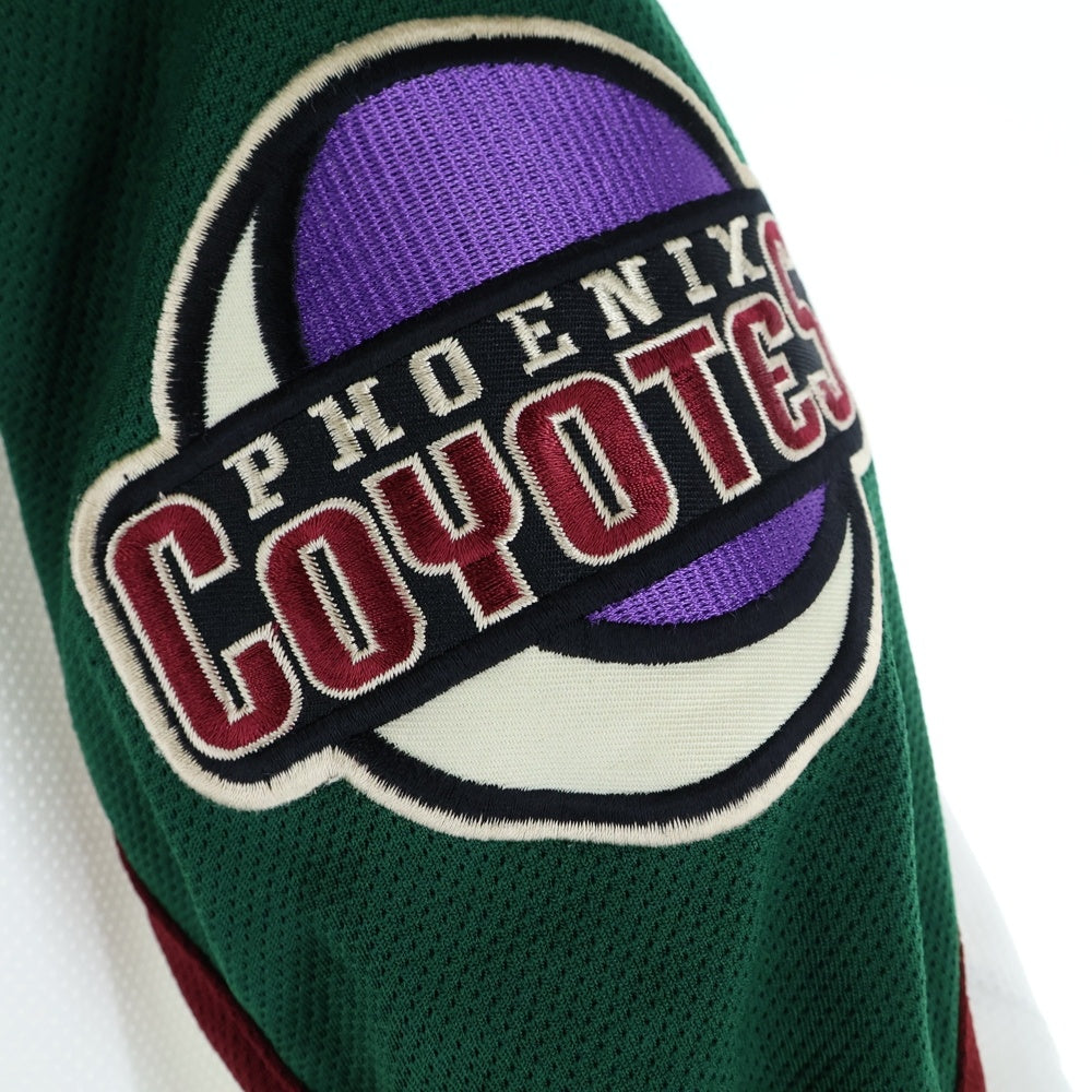 NO BRAND(ノーブランド) NHL フェニックス コヨーテズ ホッケーゲームシャツ 長袖カットソー ホワイト