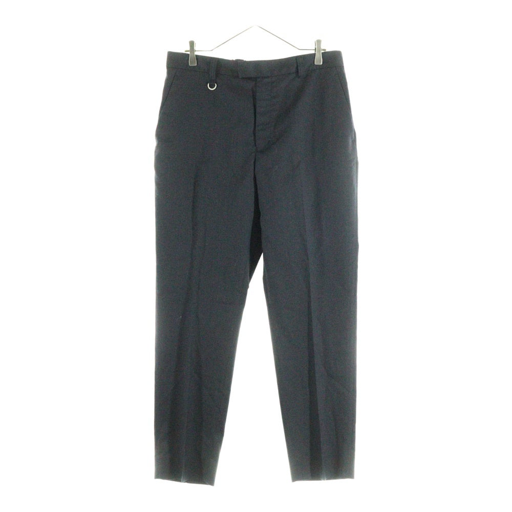 SOPHNET.(ソフネット) 24AW SUPER 100'S WOOL SHIRRING SLIM FIT SLACKS スーパー ウール シャーリング スリム フィット イージースラックス ブラック SOPH-242017