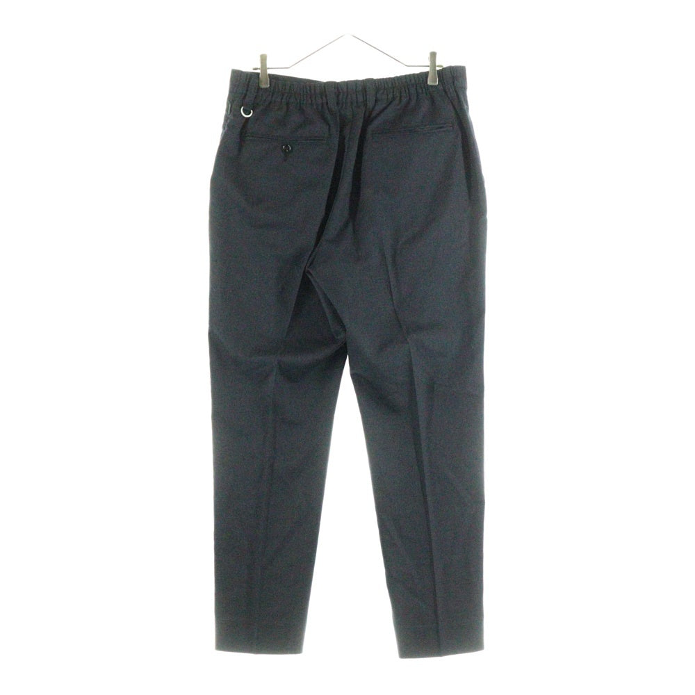 SOPHNET.(ソフネット) 24AW SUPER 100'S WOOL SHIRRING SLIM FIT SLACKS スーパー ウール シャーリング スリム フィット イージースラックス ブラック SOPH-242017