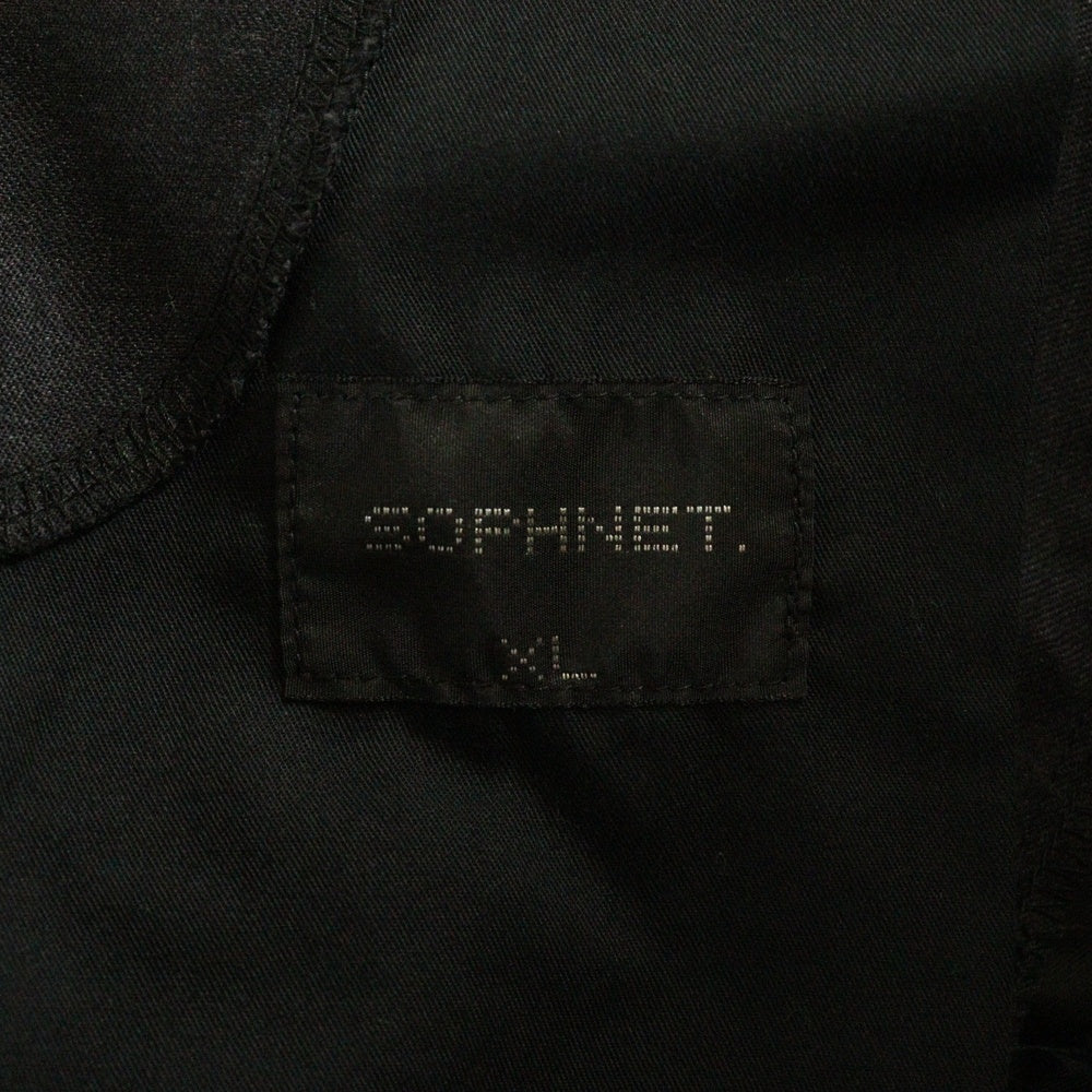 SOPHNET.(ソフネット) 24AW SUPER 100'S WOOL SHIRRING SLIM FIT SLACKS スーパー ウール シャーリング スリム フィット イージースラックス ブラック SOPH-242017